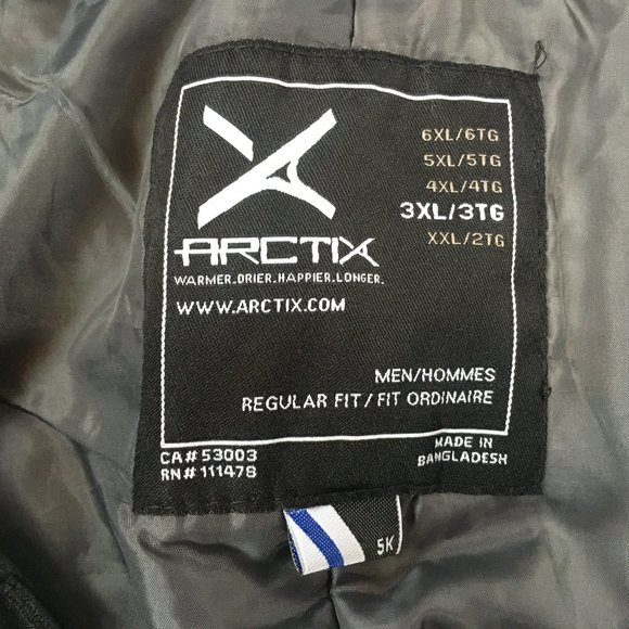 Men's Arctix Drift Technical Snow Winter Pants Black Size 3XL Large Brand New - Picture 13 of 16